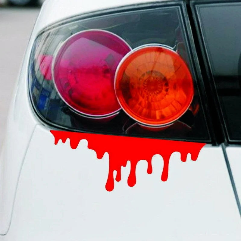 Air Tail Light Dripping Blood Car Stickers Headlights Modified Car Stickers Motorcycle Stickers Kill Airflow Car Decals