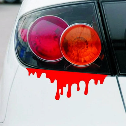 Air Tail Light Dripping Blood Car Stickers Headlights Modified Car Stickers Motorcycle Stickers Kill Airflow Car Decals