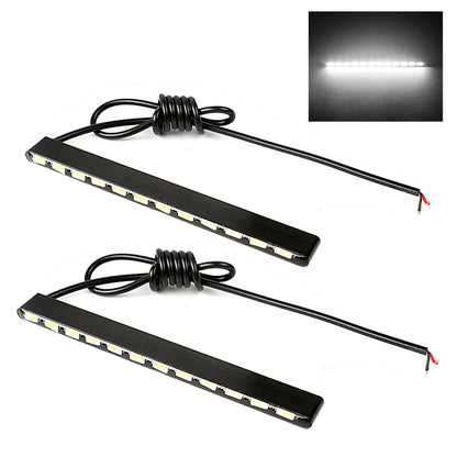 Car Styling Daytime Running Lights 2Pcs Daylight SMD 7030 12 Leds Led Strip Waterproof Car DRL
