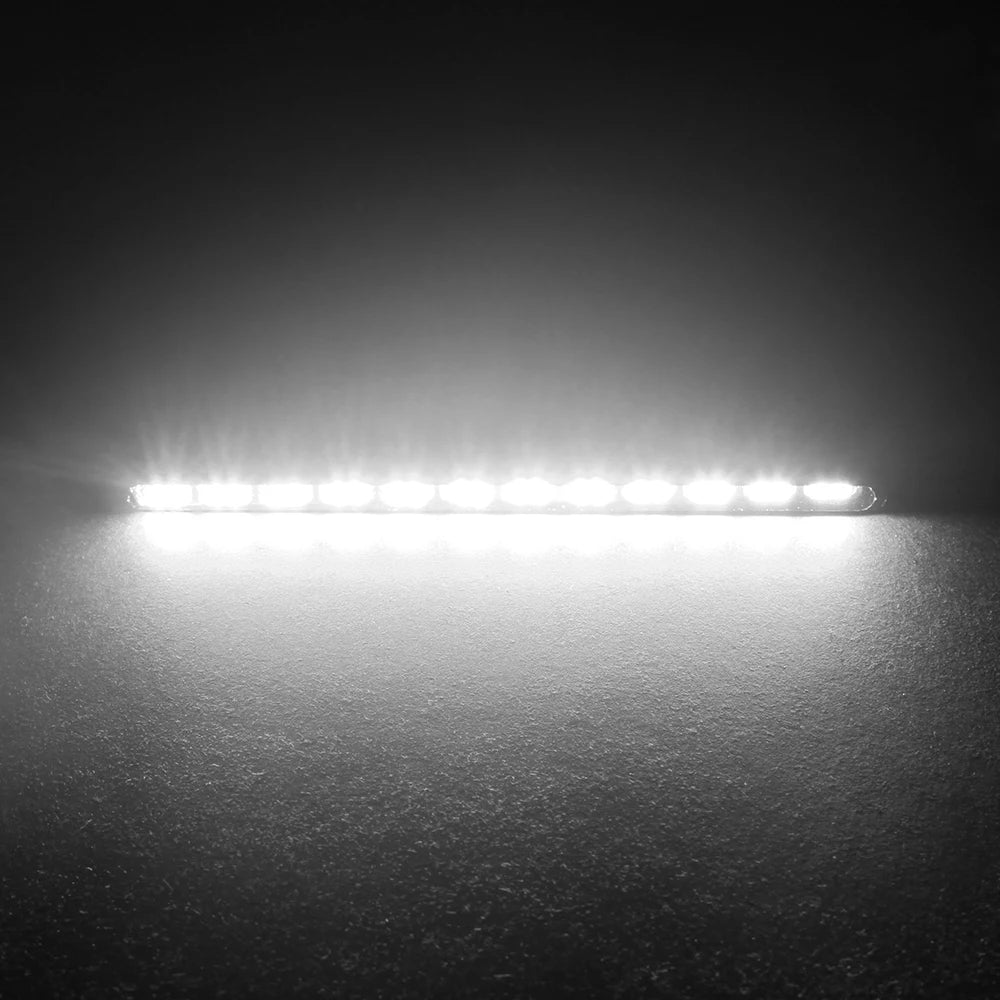 Car Styling Daytime Running Lights 2Pcs Daylight SMD 7030 12 Leds Led Strip Waterproof Car DRL