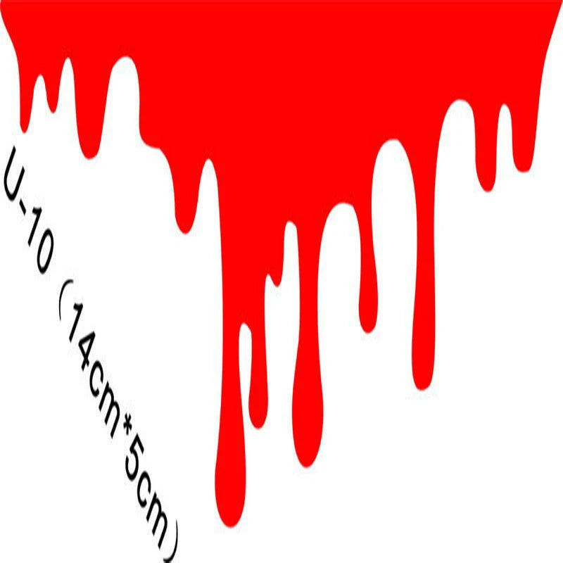 Air Tail Light Dripping Blood Car Stickers Headlights Modified Car Stickers Motorcycle Stickers Kill Airflow Car Decals