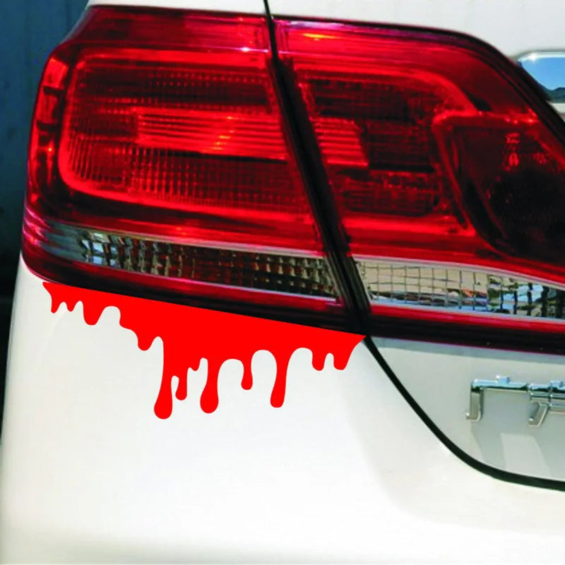 Air Tail Light Dripping Blood Car Stickers Headlights Modified Car Stickers Motorcycle Stickers Kill Airflow Car Decals